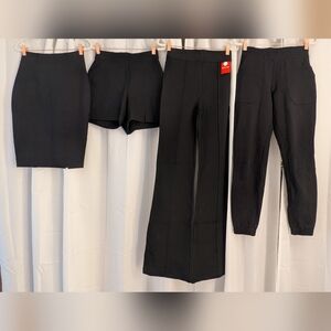 Spanx Perfect XS (Tall) Bundle - Pencil Skirt Shorts Flare Jogger